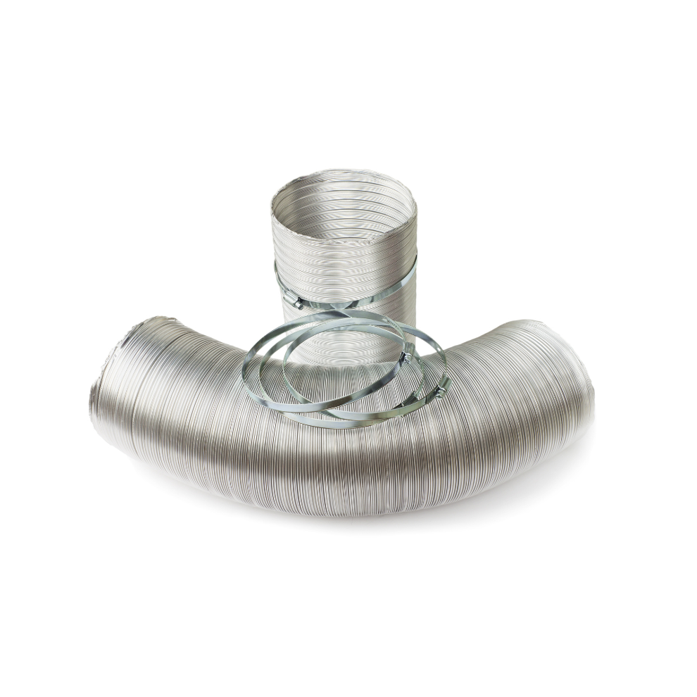 Project CÜRV Aluminium Acoustic 160mm Dia Ducting Kit 1 C/W Loft | ALU-A-160-KIT1