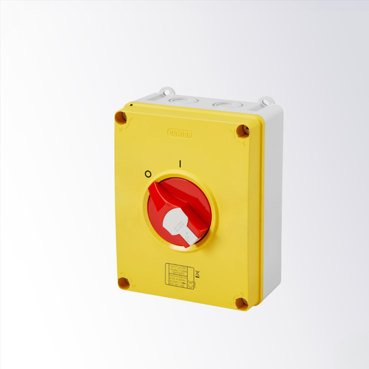 Gewiss 63A 4 Pole AC Rotary Isolator - GW70438P